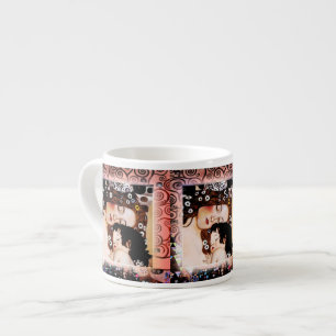 Mother and Child by Gustav Klimt Collage Espresso Cup