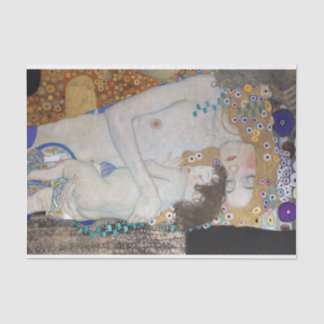 Mother and Child by Gustav Klimt Tissue Paper