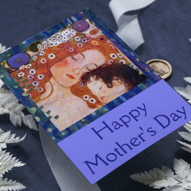 Mother and Child by Klimt Card (Creator Uploaded)