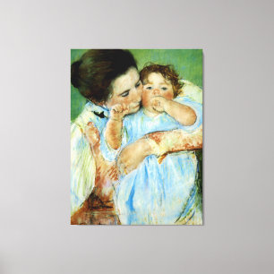Mother and Child by Mary Cassat Canvas Print