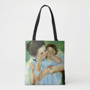 Mother and Child by Mary Cassat Tote Bag