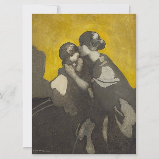 Mother and Child (by Norah Neilson Grey) Card (Front)
