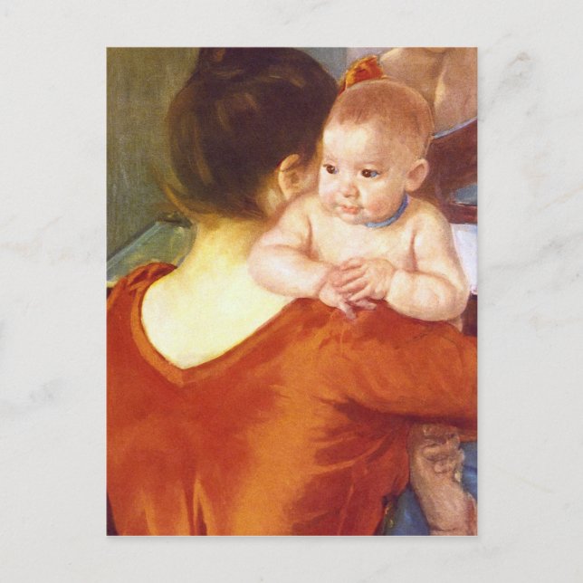 Mother and Child by Pierre Renoir Postcard (Front)
