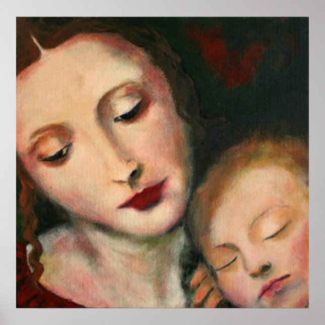 Mother and Child Canvas Print (Front)