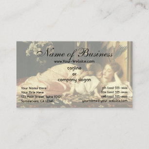 Mother and Child (Cherries) Lord Frederic Leighton Business Card