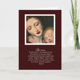 Mother and Child Greeting Card