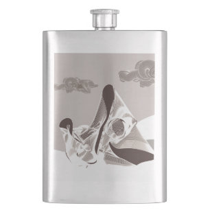 Mother and Child Hip Flask