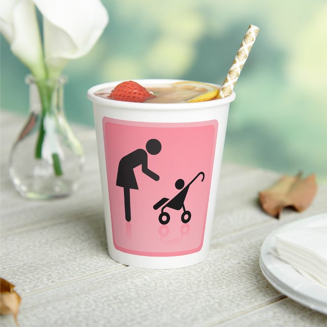 Mother And Child Icon Paper Cups (Creator Uploaded)