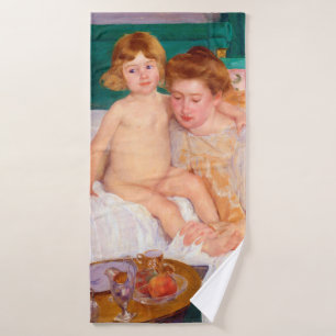 Mother and Child, Mary Cassatt Bath Towel