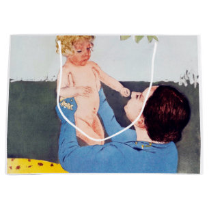 Mother and Child, Mary Cassatt Large Gift Bag