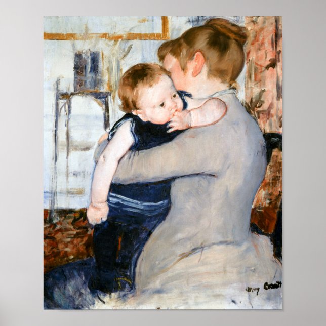 Mother and Child, Mary Cassatt Poster (Front)