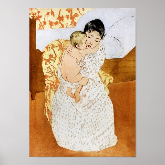 Mother and Child, Mary Cassatt Poster (Front)