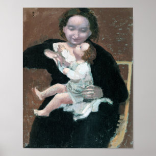Mother and Child, Maurice Denis Poster