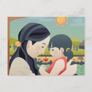 Mother and Child Mother's Day Postcard