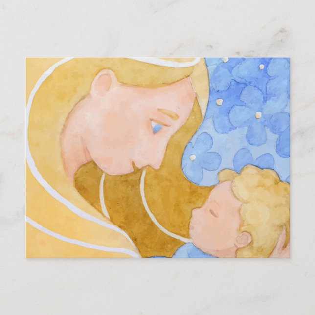 Mother and Child Mother's Day | Postcard (Front)