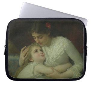 Mother and Child (oil on canvas) Laptop Sleeve