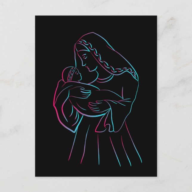 Mother and Child postcard (Front)