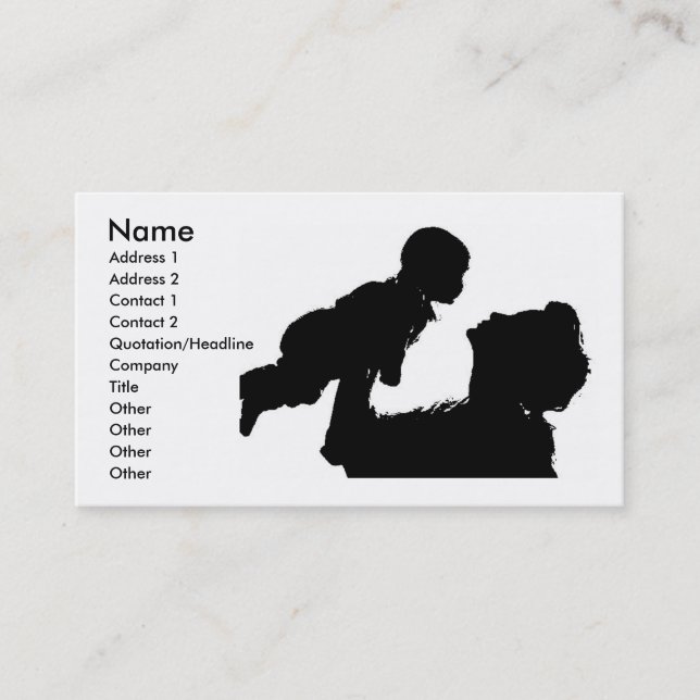 Mother And Child Profile Card (Front)