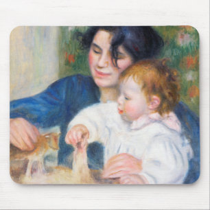 Mother and Child, Renoir Mouse Pad
