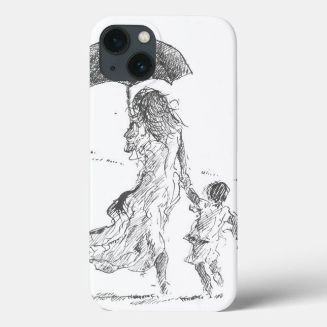 Mother and Child Sri Lanka Case-Mate iPhone Case (Back)