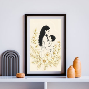Mother and Child VII Poster