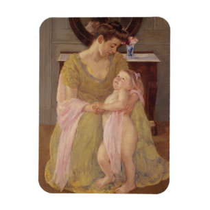 Mother and Child with a Rose Scarf 1908 Magnet