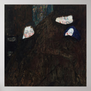 Mother and Children by Gustav Klimt Poster