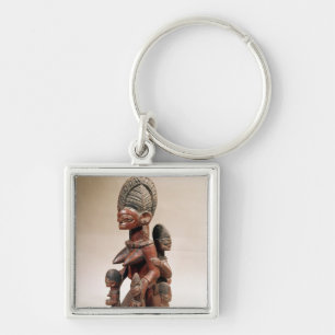 Mother and children key ring