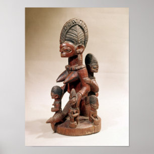 Mother and children poster