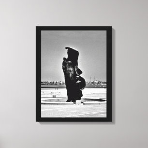 Mother and Children Sculpture Canvas Print