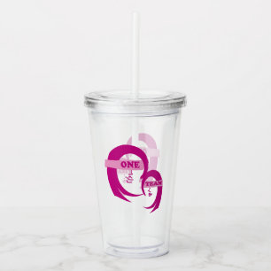 Mother and daughter acrylic tumbler