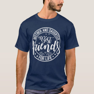 Mother and Daughter Best Friends for Life Mum Moth T-Shirt