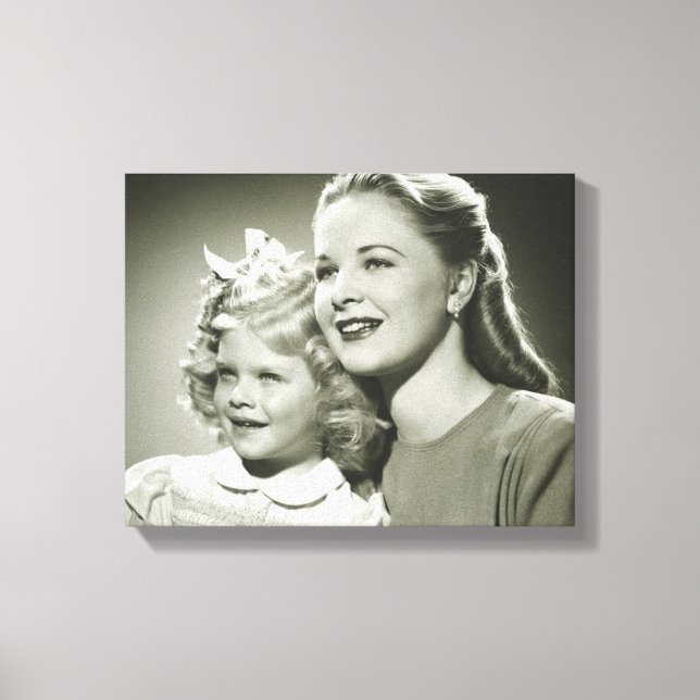 Mother and Daughter Canvas Print (Front)