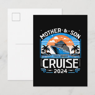 Mother And Daughter Cruise 2024 Invitation Postcard