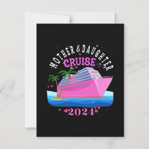 Mother And Daughter Cruise 2024 RSVP Card