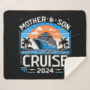 Mother And Daughter Cruise 2024 Sherpa Blanket