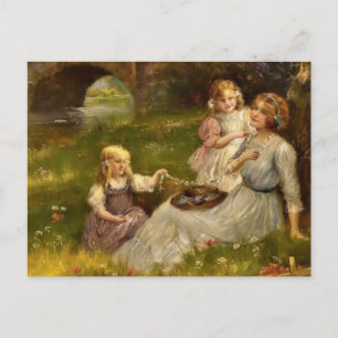 Mother and Daughters Postcard