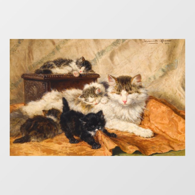 Mother and Her Kittens (Sheet)
