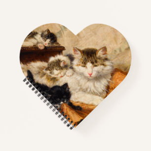 Mother and Her Kittens Notebook