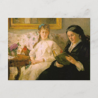 Mother and Sister of the Artist Reading Postcard