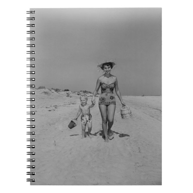 Mother and Son Spiral Notebook (Front)
