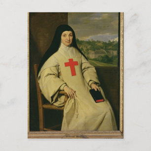 Mother Angelique Arnauld Abbess Postcard