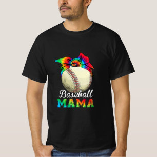 Mother Art Baseball Mama Birthday T-Shirt