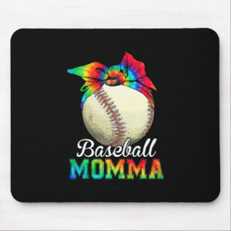 Mother Art Baseball Momma Birthday Mouse Pad