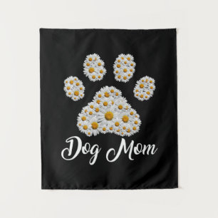 Mother Art Best Dog Mum Ever Birthday Tapestry