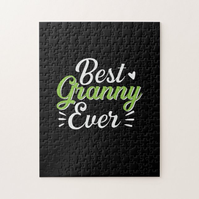 Mother Art Best Granny Ever Jigsaw Puzzle (Vertical)