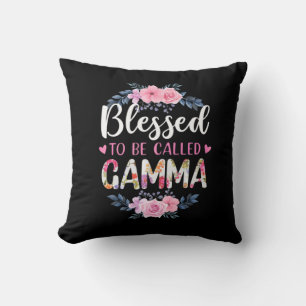 Mother Art Blessed To Be Called Gamma Birthday Cushion