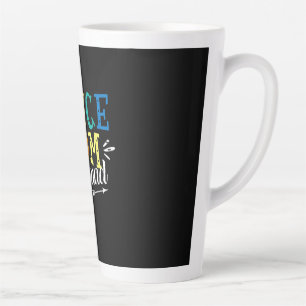 Mother Art Dance Mum Squad Birthday Latte Mug