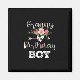 Mother Art   Granny Of A Birthday Boy Birthday Magnet