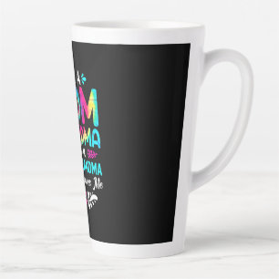 Mother Art I Am A Mom Great Grandma Birthday Latte Mug
